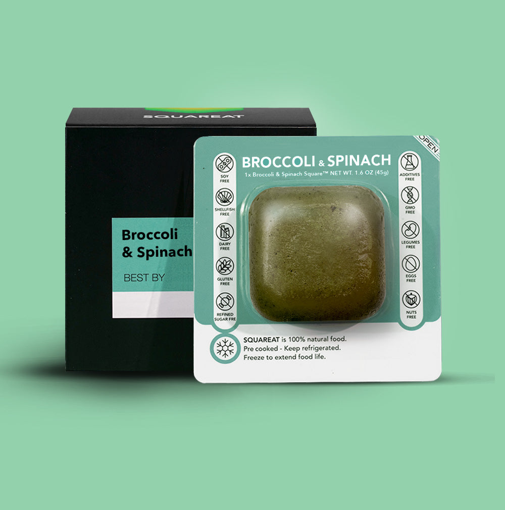 6x Broccoli & Spinach Squares