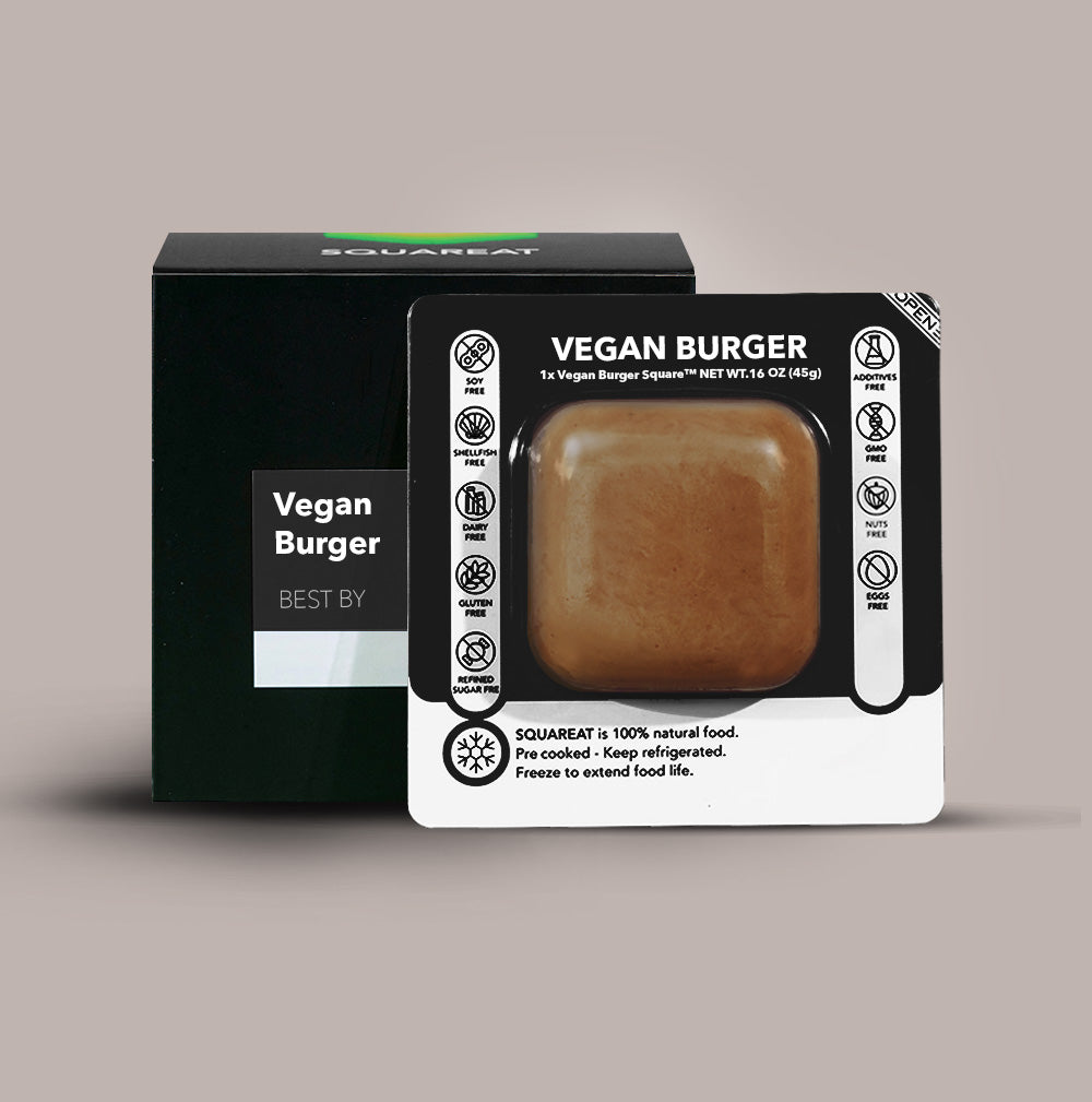6x Vegan Burger Squares